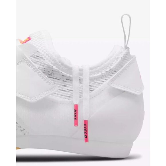 Nike Men Pole Vault Elite Track Field Spike AA1204-101 White Neon Pink Size 12.5 main image 7